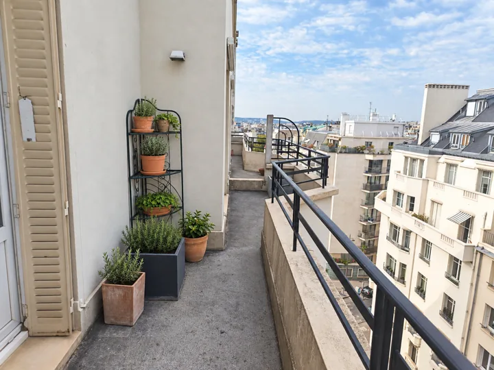 Terrasse, photo retravaillée
